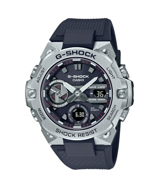 Casio G-Shock G-Steel Black Carbon Core Watch GSTB400-1A Solar la chaussure