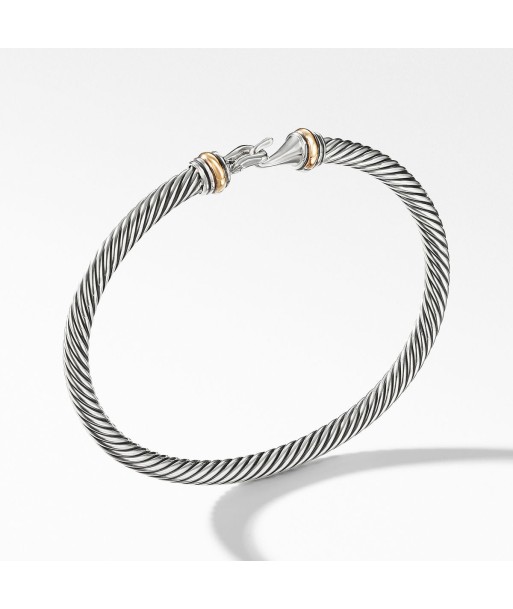 David Yurman Cable Buckle Bracelet with Gold 4MM l'évolution des habitudes 