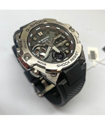 Casio G-Shock G-Steel Black Carbon Core Watch GSTB400-1A Solar la chaussure