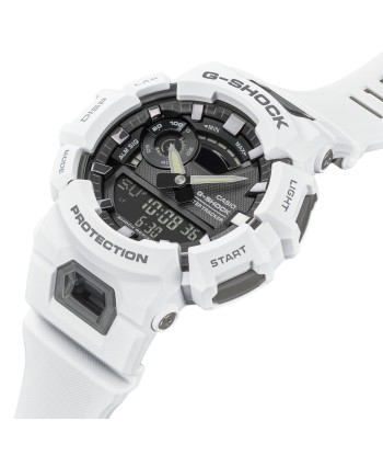 Casio G-Shock White Black StepTracker Analog-Digital Watch GBA900-7A les ligaments