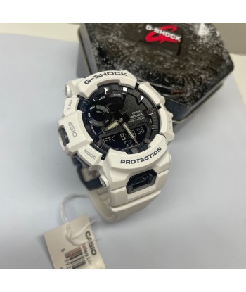 Casio G-Shock White Black StepTracker Analog-Digital Watch GBA900-7A les ligaments