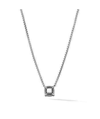 Petite Chatelaine Pendant Necklace with Full Pave Diamonds soldes