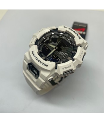 Casio G-Shock White Black StepTracker Analog-Digital Watch GBA900-7A les ligaments