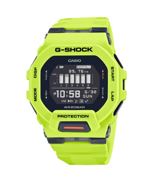 CASIO G-Shock GBD200-9 Move Watch Power Trainer Bright Yellow Bluetooth france