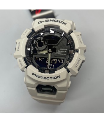 Casio G-Shock White Black StepTracker Analog-Digital Watch GBA900-7A les ligaments