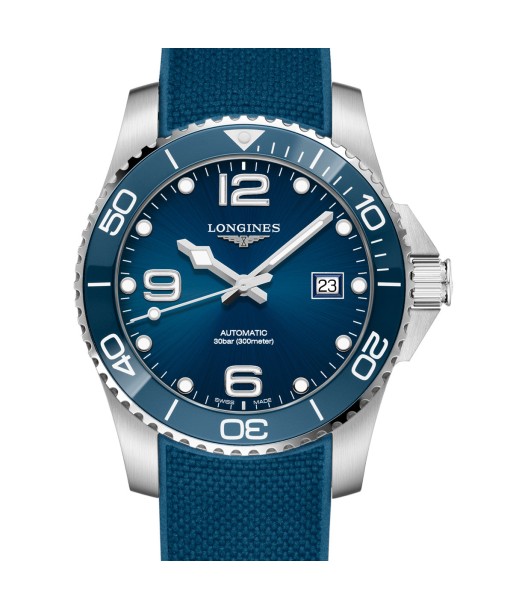 Longines Hydroconquest 41MM Automatic Sunday Blue Dial Watch L37814969 brillant des détails fins