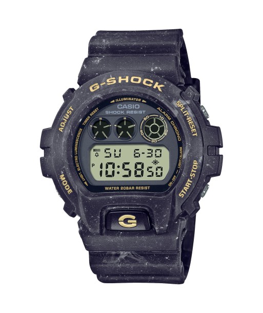 Casio G-Shock Digital Smokey Sea Face Blue Grey Swirl Watch DW6900WS-1 2 - 3 jours ouvrés.