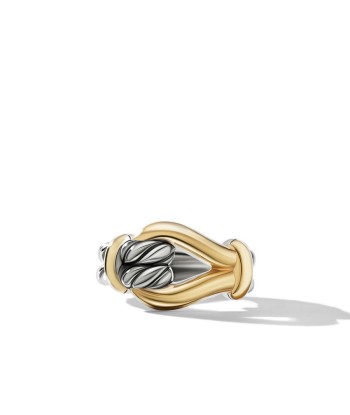 David Yurman Thoroughbred Loop Ring with 18K Yellow Gold 13MM votre