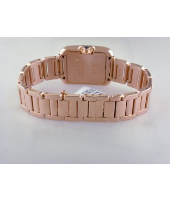 Pre-Owned Cartier Tank Anglaise 18k Rose Gold Quartz Watch W5310013 en ligne des produits 