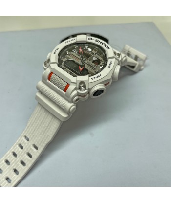 Casio G-Shock GA900AS-7A Astro World Space Watch White Orange Silver Metallic une grave pollution 