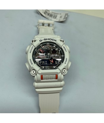 Casio G-Shock GA900AS-7A Astro World Space Watch White Orange Silver Metallic une grave pollution 