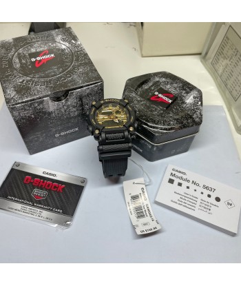 Casio G-Shock GA900AG-1A Astro World Space Watch Gold Black une grave pollution 