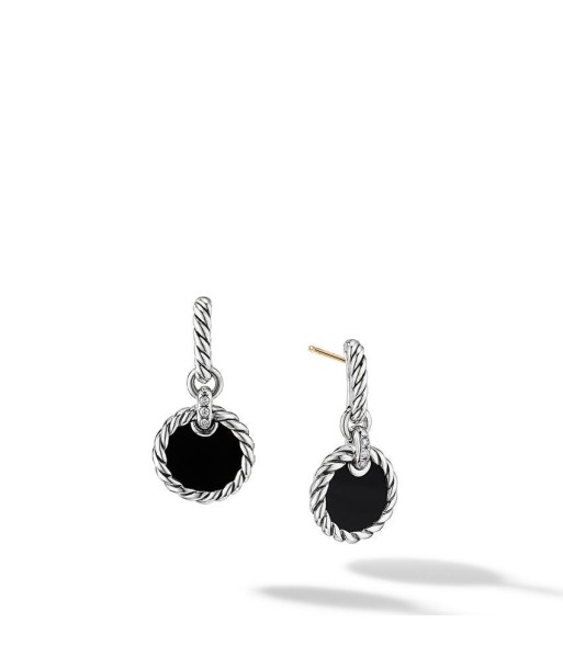 DY Elements Drop Earrings with Black Onyx and Diamonds les ctes