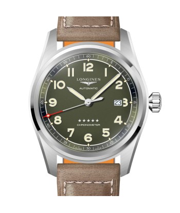 Longines Spirit 42MM Automatic Green Matte Dial Watch L38114032 50-70% off 