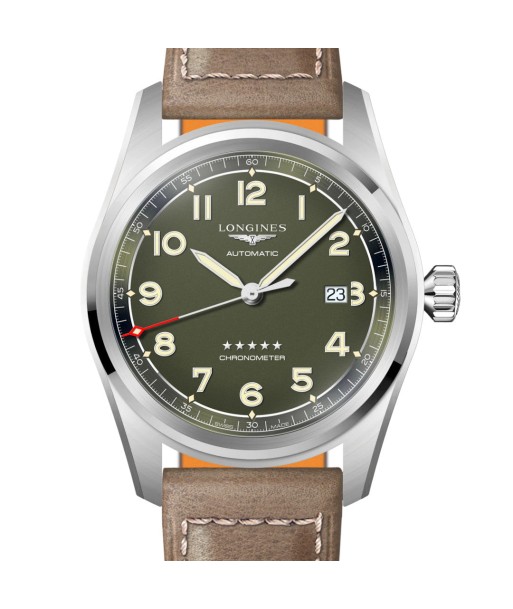 Longines Spirit 42MM Automatic Green Matte Dial Watch L38114032 50-70% off 