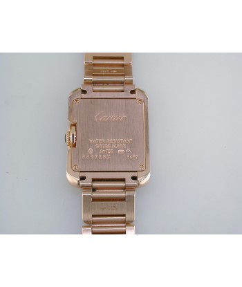 Pre-Owned Cartier Tank Anglaise 18k Rose Gold Quartz Watch W5310013 en ligne des produits 