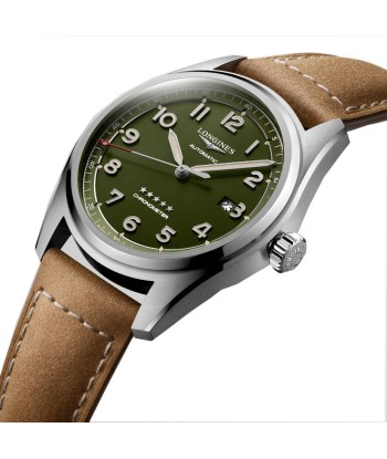 Longines Spirit 42MM Automatic Green Matte Dial Watch L38114032 50-70% off 