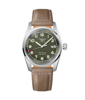 Longines Spirit 42MM Automatic Green Matte Dial Watch L38114032 50-70% off 