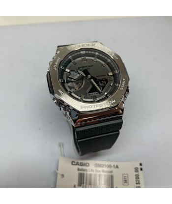 Casio G-Shock Black Steel Bezel CasiOak GM2100-1A GM2100 Series Watch vente chaude votre 