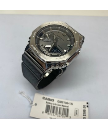 Casio G-Shock Black Steel Bezel CasiOak GM2100-1A GM2100 Series Watch vente chaude votre 