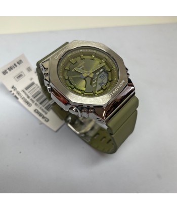 Casio G-Shock GMS Casioak Green GMS2100-3A Womens Watch paiement sécurisé