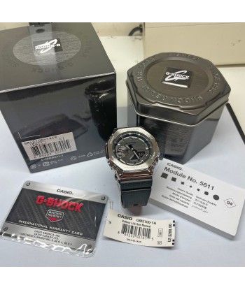 Casio G-Shock Black Steel Bezel CasiOak GM2100-1A GM2100 Series Watch vente chaude votre 