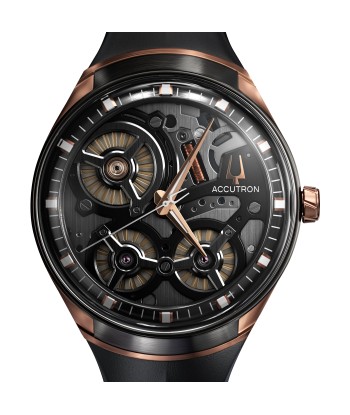 Accutron DNA Electrostatic Open Face Rose Gold Black Dial Watch 2ES8A002 Découvrez la collection