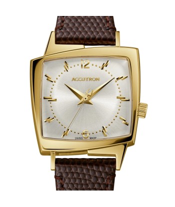 Accutron Legacy Automatic Gold Tone "521" King Elvis TV Watch Limited Leather 2SW7A001 pour bénéficier 