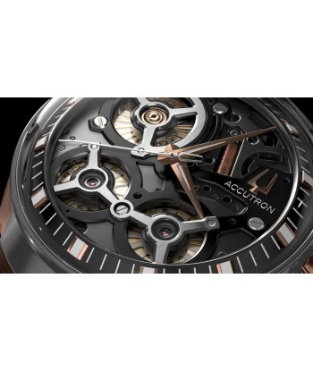 Accutron DNA Electrostatic Open Face Rose Gold Black Dial Watch 2ES8A002 Découvrez la collection