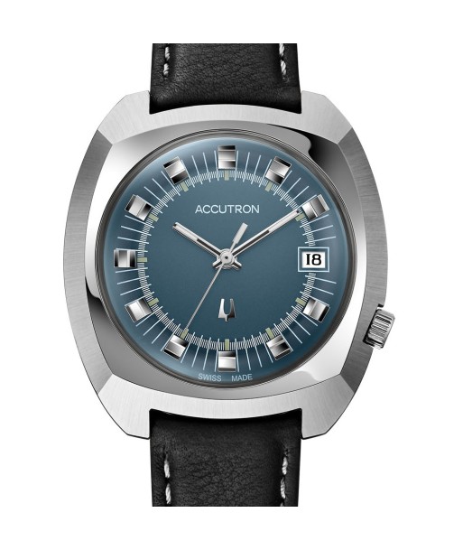 Accutron Legacy Automatic Blue "261" 1971 Watch 38.5mm Limited Leather le concept de la Pate a emporter 