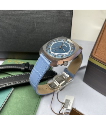 Accutron Legacy Automatic Blue "261" 1971 Watch 38.5mm Limited Leather le concept de la Pate a emporter 