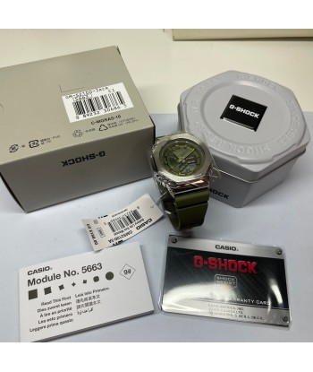 Casio G-Shock GMS Casioak Green GMS2100-3A Womens Watch paiement sécurisé