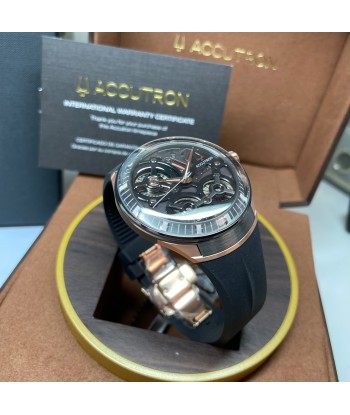 Accutron DNA Electrostatic Open Face Rose Gold Black Dial Watch 2ES8A002 Découvrez la collection