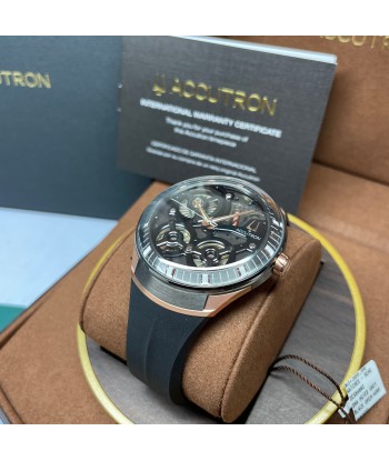 Accutron DNA Electrostatic Open Face Rose Gold Black Dial Watch 2ES8A002 Découvrez la collection