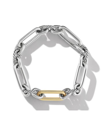 David Yurman Lexington Chain Bracelet with 18k Yellow Gold 9.8MM l'évolution des habitudes 