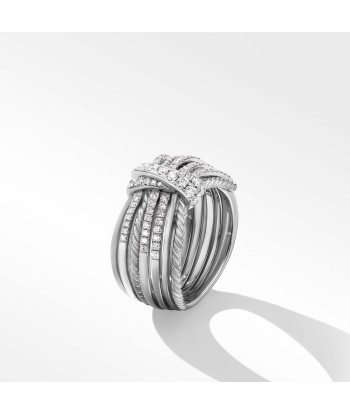 David Yurman Angelika 15MM Ring with Pave Diamonds acheter en ligne