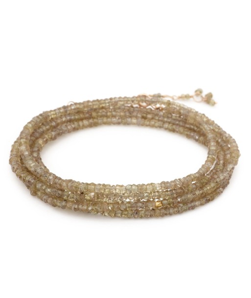 Anne Sportun Confetti Champagne Garnet Bead Wrap Bracelet Necklace B098G-CON-BR.GARN Profitez des Offres !