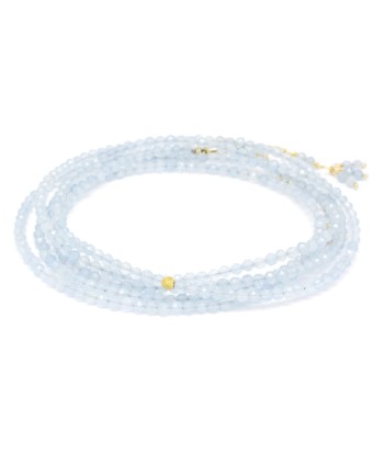 Anne Sportun Milky Aquamarine Bead Wrap Bracelet Necklace B098G-MILK.AQ prix pour 