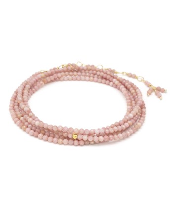 Anne Sportun Rhodonite Bead Wrap Bracelet Necklace 34 Inches B098G-RHOD Comparez plus de prix