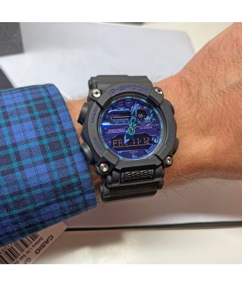 Casio G-Shock GA900VB-1A Virtual World Metallic Watch Purple Violet ouvre sa boutique