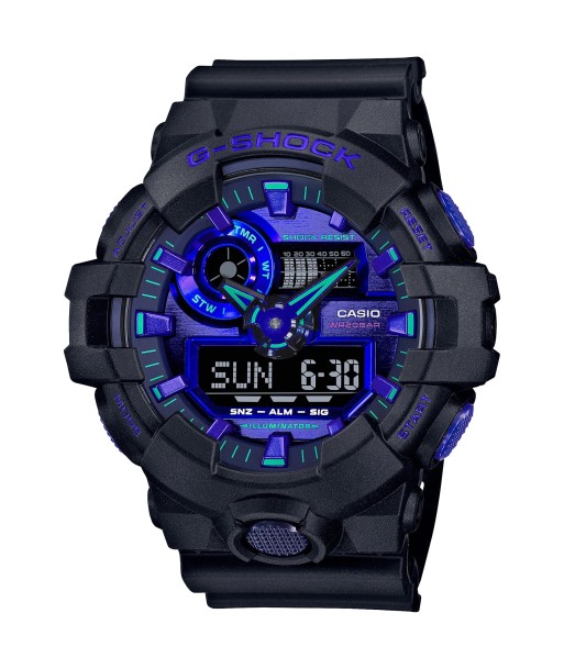 CASIO G-SHOCK GA700VB-1A Virtual World Violet Blue Indigo Watch votre restaurant rapide dans 