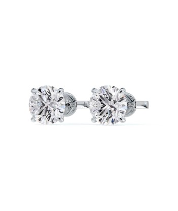 De BeersForevermark Classic 4-Prong Martini Set 3.10cts Total Stud Earrings Les magasins à Paris