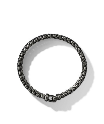 David Yurman 12MM Woven Box Chain Bracelet in Black ou a consommer sur place