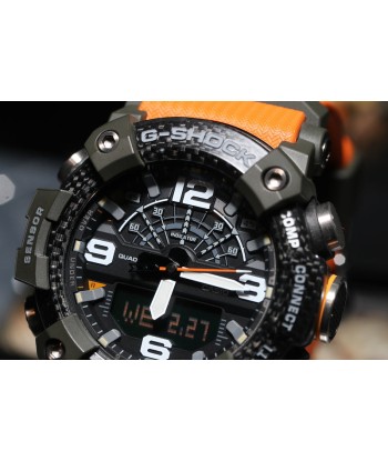 CASIO G-Shock GGB100-1A9 Orange Mudmaster Carbon Core Watch de votre