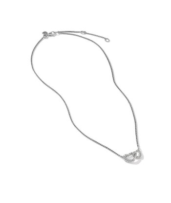 David Yurman Cable Collectibles Double Heart Necklace with Diamonds Toutes les collections ici