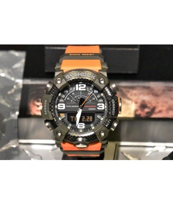 CASIO G-Shock GGB100-1A9 Orange Mudmaster Carbon Core Watch de votre