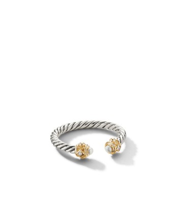 David Yurman Renaissance Ring with Pearls, 14K Yellow Gold and Diamonds À commander