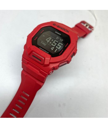 CASIO G-Shock GBD200RD-4 Burning Red Watch Power Trainer Square pas cher 