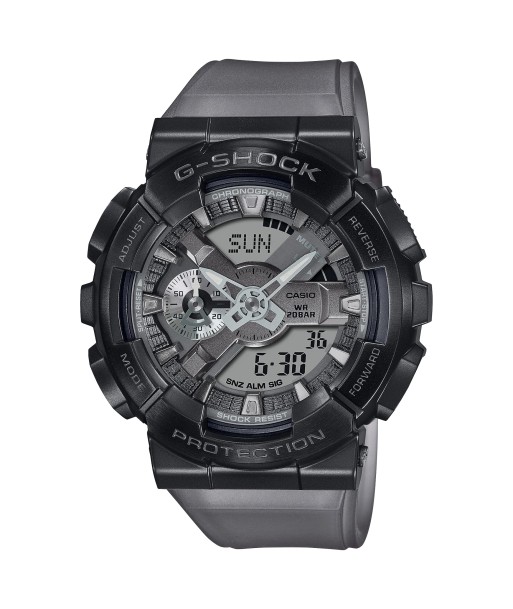 Casio G-Shock GM110MF-1A Midnight Fog Gray Steel Metal Bezel Translucent Watch votre restaurant rapide dans 