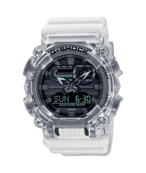 Casio G-Shock GA900SKL-7A Sound Waves Clear Transparent Watch Toutes les collections ici